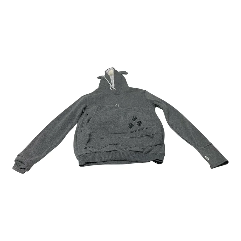 Sweatshirts with flared design -Sweatshirt Hoodie By Clothes Mentor In Grey, Size: S