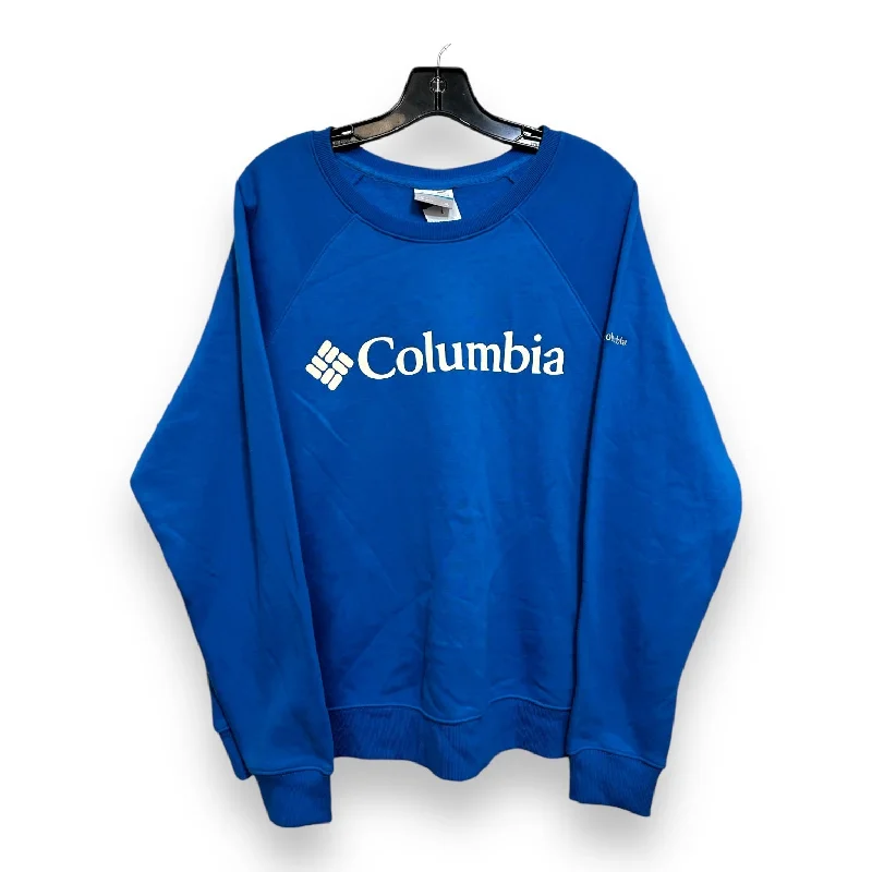 Sweatshirts for men in brown -Sweatshirt Crewneck By Columbia In Blue, Size: Xl