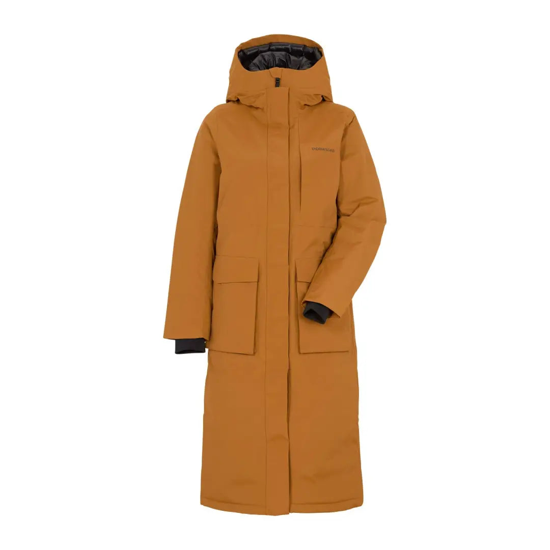 Jacket in cerulean -Didriksons Leya Long Womens Parka 2