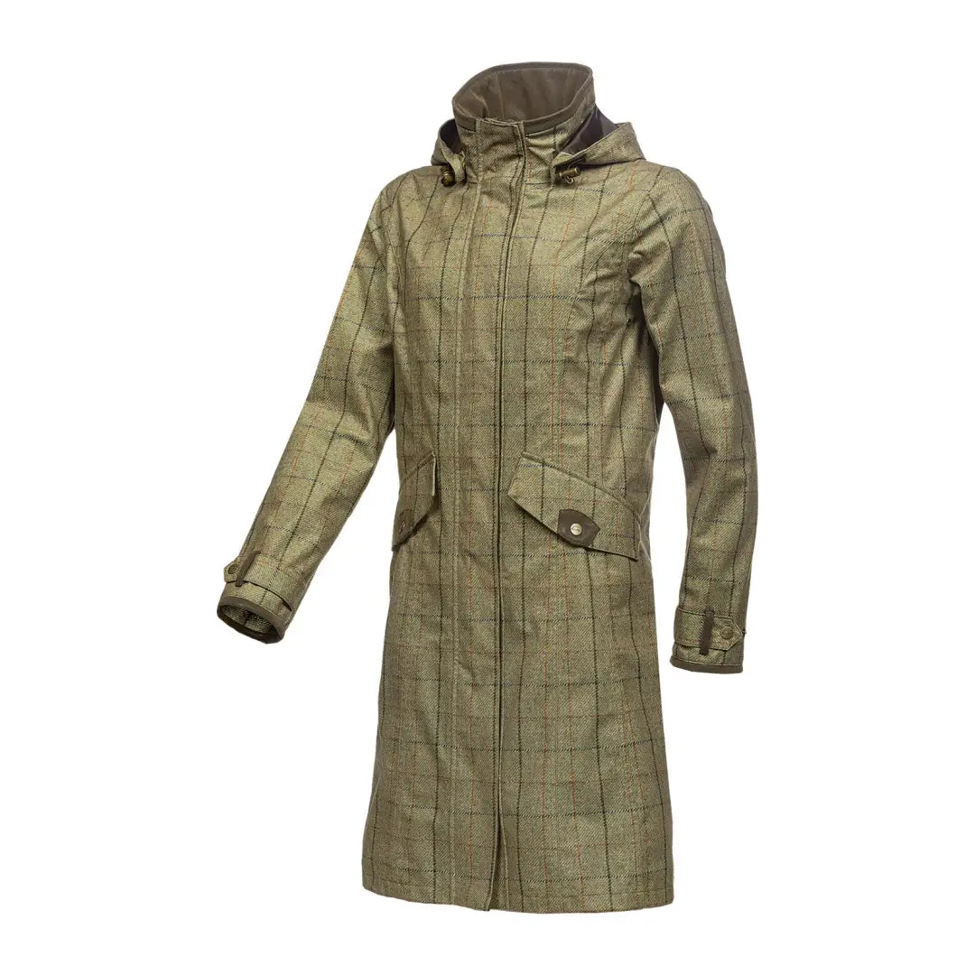 Jacket for rain -Baleno Twyford Ladies Printed Tweed Coat