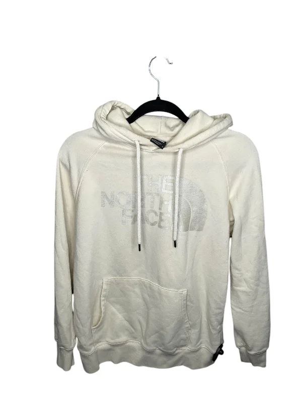 Sweatshirts for school -Athletic Sweatshirt Hoodie By The North Face In Cream, Size: M