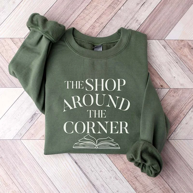 Sweatshirts in plush style -The Shop Around The Corner Bookworm Sweatshirt