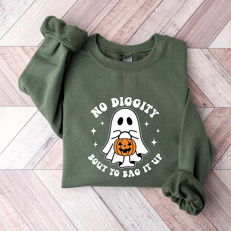 Sweatshirts for casual outings -No Diggity Bout To Bag It Up Sweatshirt