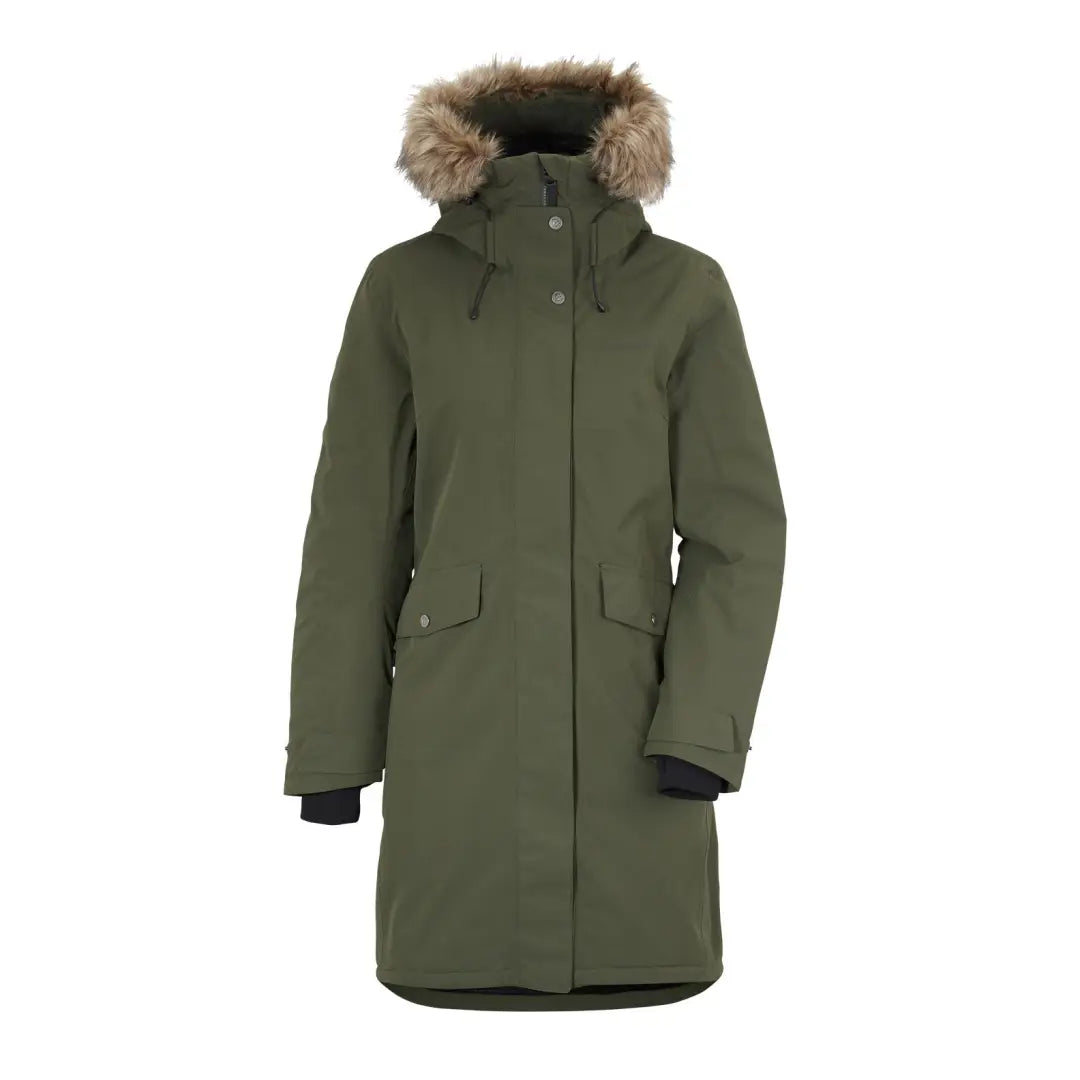 Jacket for foggy mornings -Didriksons Erika Womens Parka 3