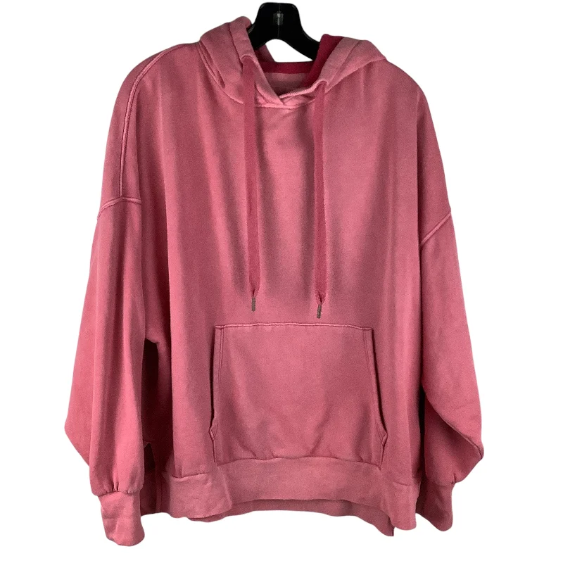 Sweatshirts for cool afternoons -Sweatshirt Hoodie By American Eagle In Pink, Size: Xs