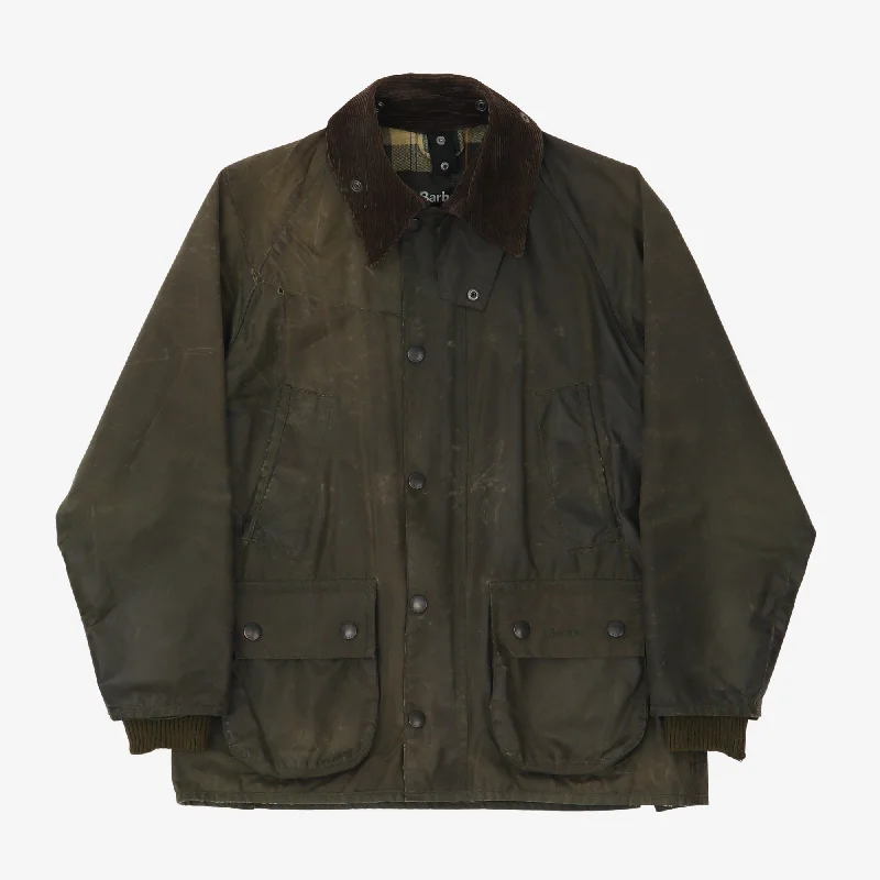 Jacket in taupe -Bedale Wax Jacket