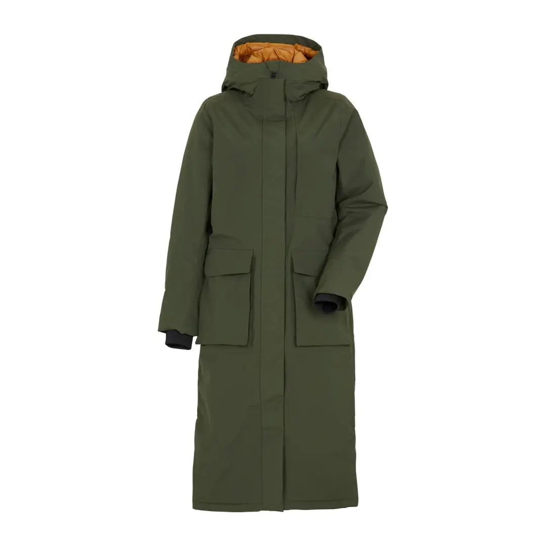 Jacket with utility pockets -Didriksons Leya Long Womens Parka 2