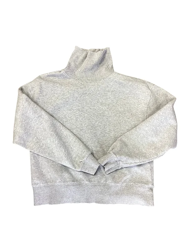 Sweatshirts for study sessions -Sweatshirt Crewneck By Calia In Grey, Size: S