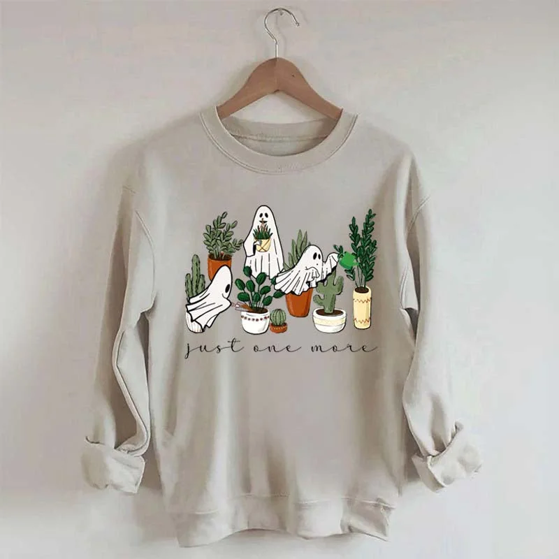 Sweatshirts in navy -Ghost Just One More Plant Lady Sweatshirt