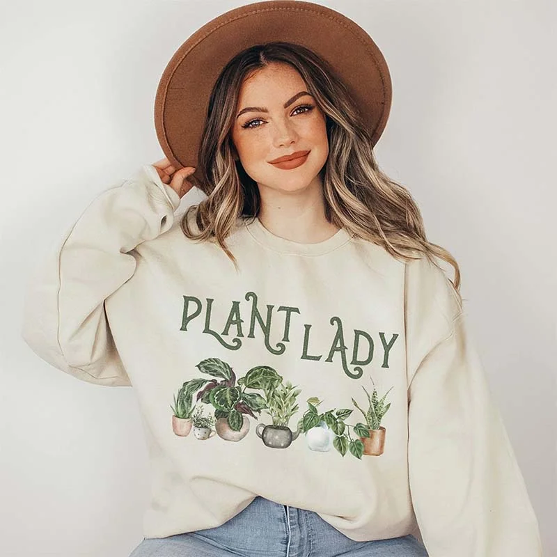 Sweatshirts for late fall -Garden Plant Lady Sweatshirt