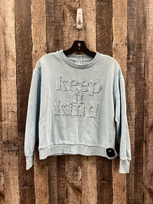 Sweatshirts for brisk evenings -Sweatshirt Crewneck By Cme In Blue, Size: Xs