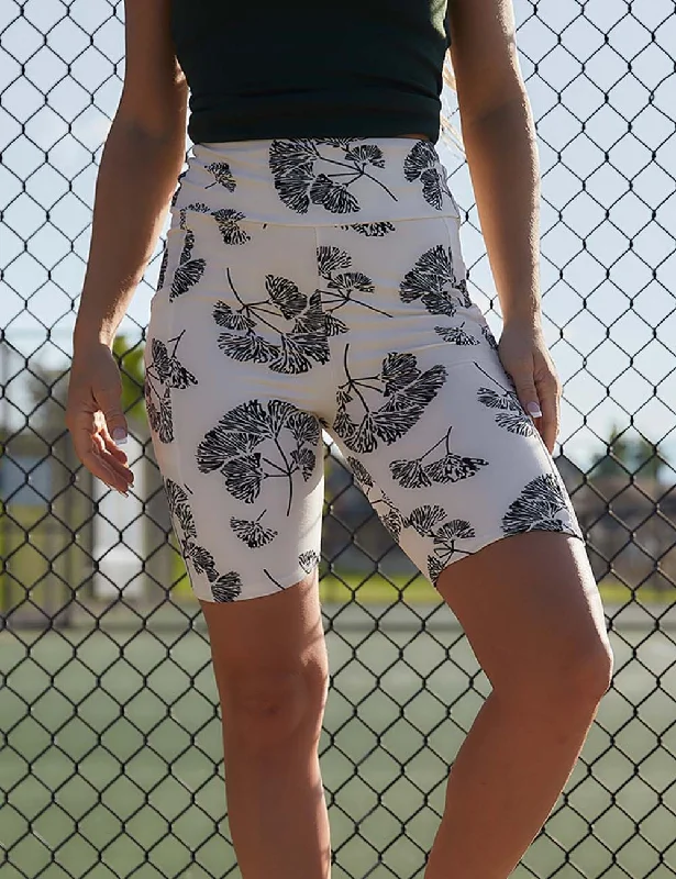 Gray golf course Shorts-SA Exclusive Natures Cure Biker Shorts