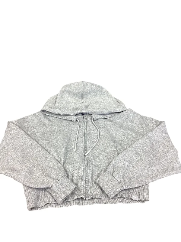 Sweatshirts in warm design -Sweatshirt Hoodie By Joy Lab In Grey, Size: Xl