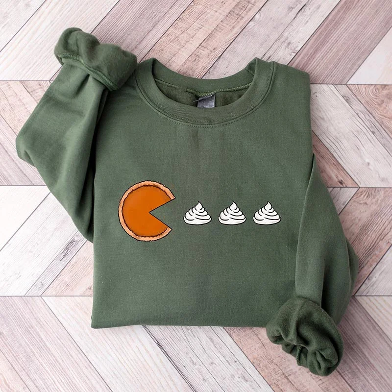 Sweatshirts with side pockets -Pumpkin Pies Sweatshirt