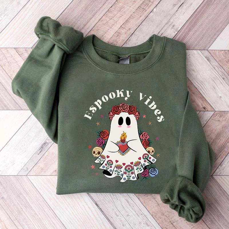 Sweatshirts for workout -Espooky Vibes Sweatshirt