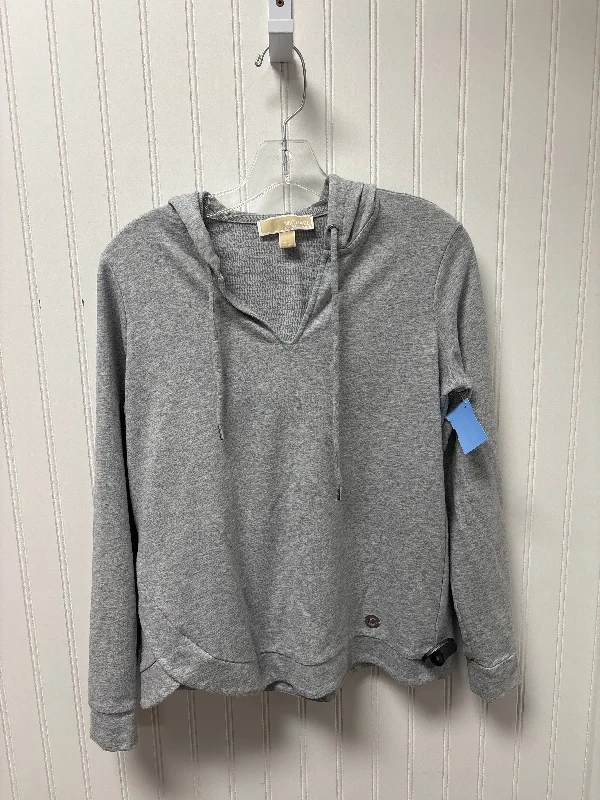 Sweatshirts in light pink -Sweatshirt Hoodie By Michael By Michael Kors In Grey, Size: S