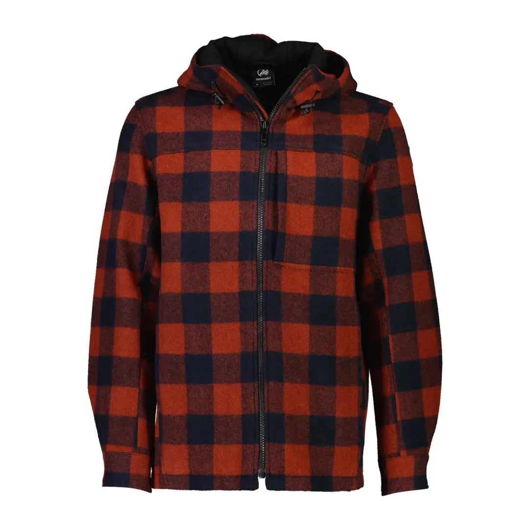 Jacket with hidden pockets -Swanndri Hudson Wool Hoodie