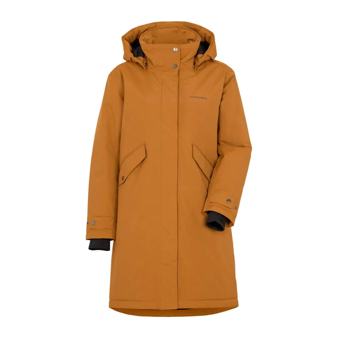 Jacket in heather grey -Didriksons Josefine Womens Parka