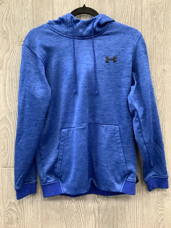 Sweatshirts in ash grey -Athletic Sweatshirt Hoodie By Under Armour In Blue, Size: S