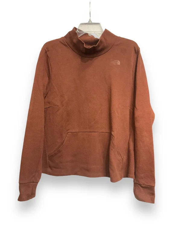 Sweatshirts with argyle pattern -Sweatshirt Collar By The North Face In Brown, Size: Xl