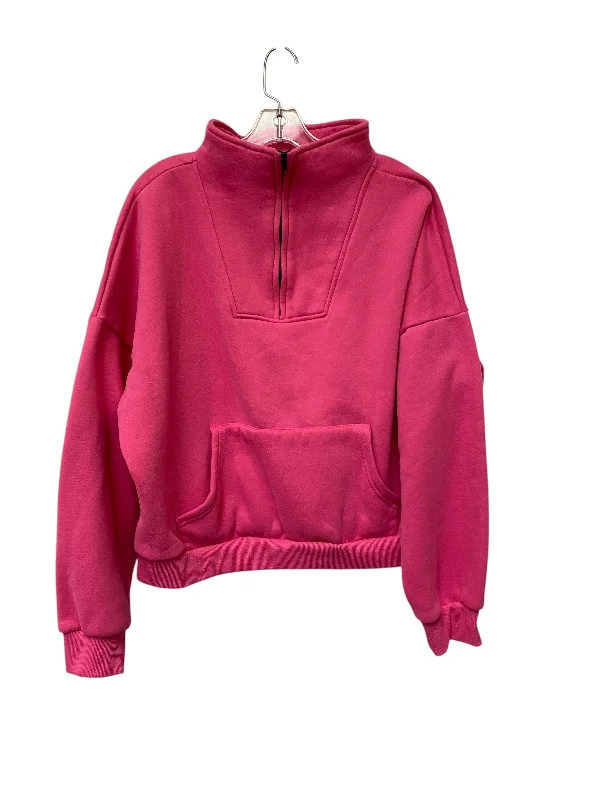 Sweatshirts for teens in navy -Sweatshirt Collar By Clothes Mentor In Pink, Size: Xl