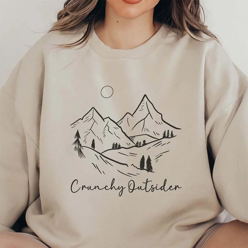 Sweatshirts for holiday parties -Hiking Backpacking Sweatshirt