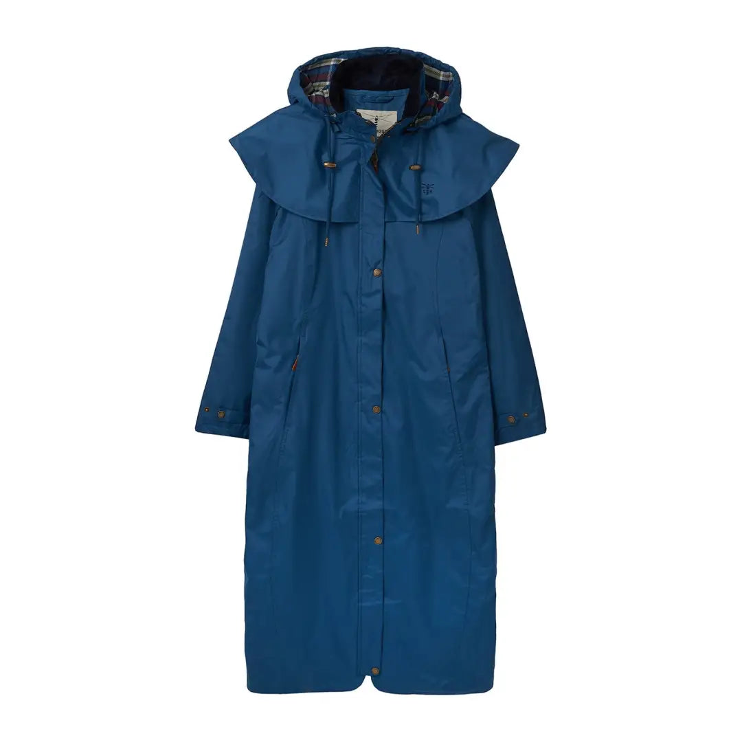 Jacket with ribbed sides -Lighthouse Outback Full Length Ladies Waterproof Raincoat