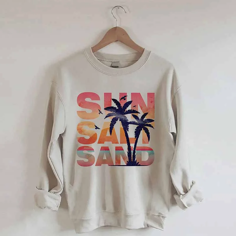 Sweatshirts in khaki -Sun Salt Sand Sweatshirt