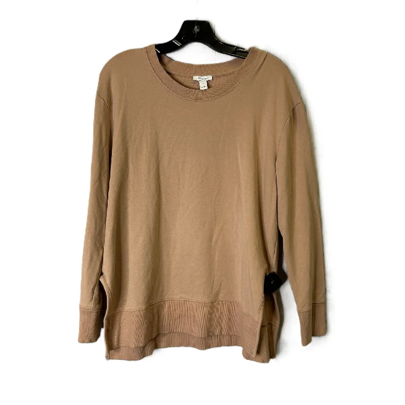 Sweatshirts for camping -Sweatshirt Crewneck By Daily Ritual In Brown, Size: L