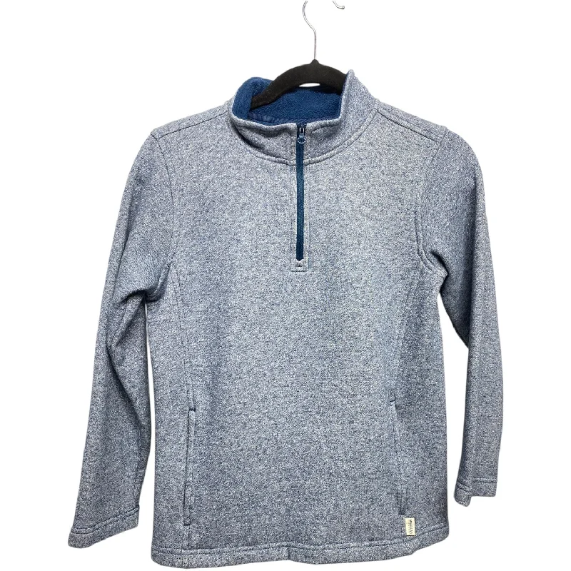 Sweatshirts for dinner dates -Sweatshirt Collar By Magellan In Blue & White, Size: M