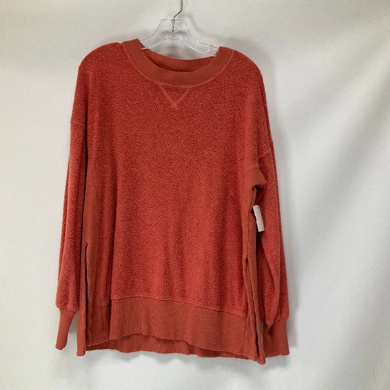 Sweatshirts for women -Sweatshirt Crewneck By Aerie In Orange, Size: S