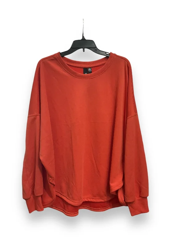 Sweatshirts with chunky design -Sweatshirt Crewneck By Adidas In Orange, Size: 3x