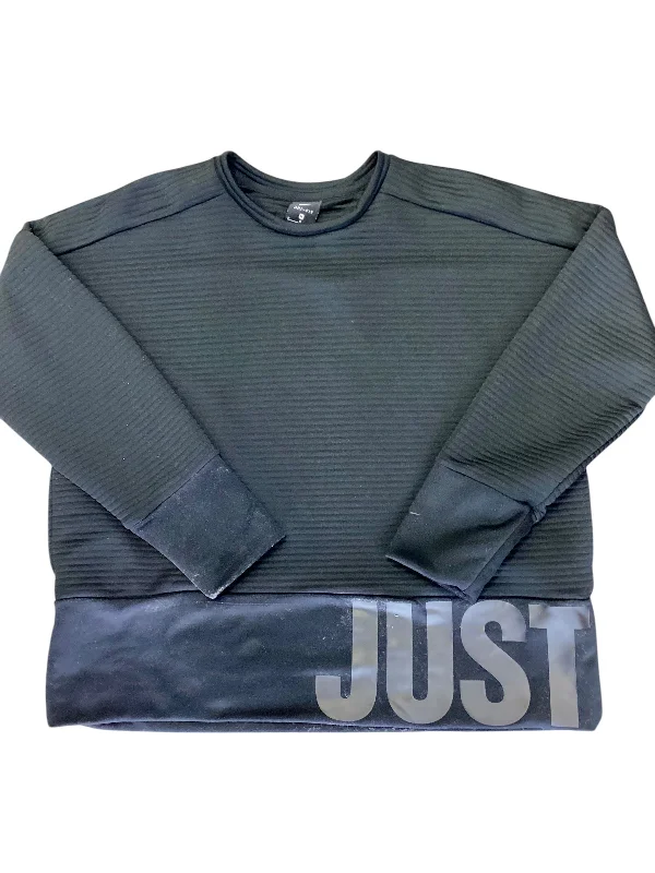 Sweatshirts with argyle pattern -Sweatshirt Crewneck By Nike Apparel In Black, Size: M