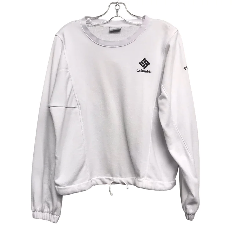 Sweatshirts with flared hem -Sweatshirt Crewneck By Columbia In White, Size:S