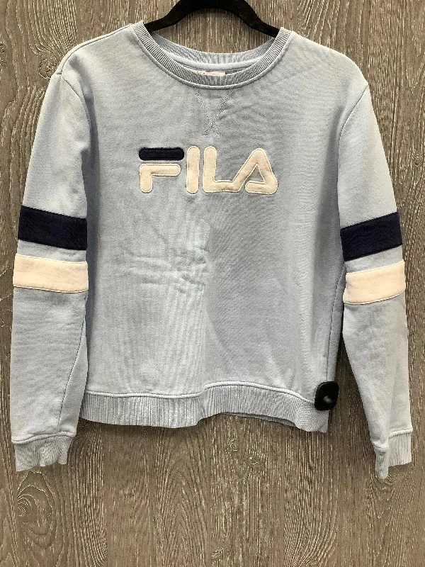 Sweatshirts in cerulean -Sweatshirt Crewneck By Fila In Blue, Size: M