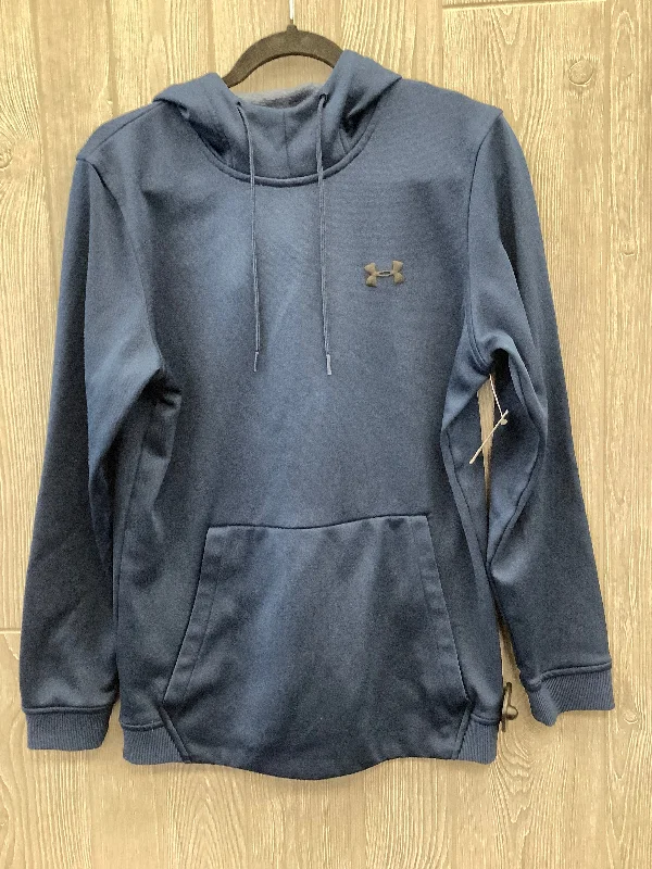 Sweatshirts in charcoal grey -Athletic Sweatshirt Hoodie By Under Armour In Blue, Size: S