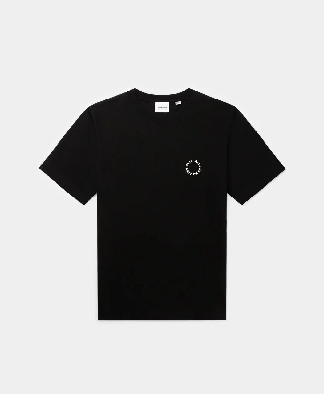 Vintage-style T-shirts-Black Orbit T-Shirt