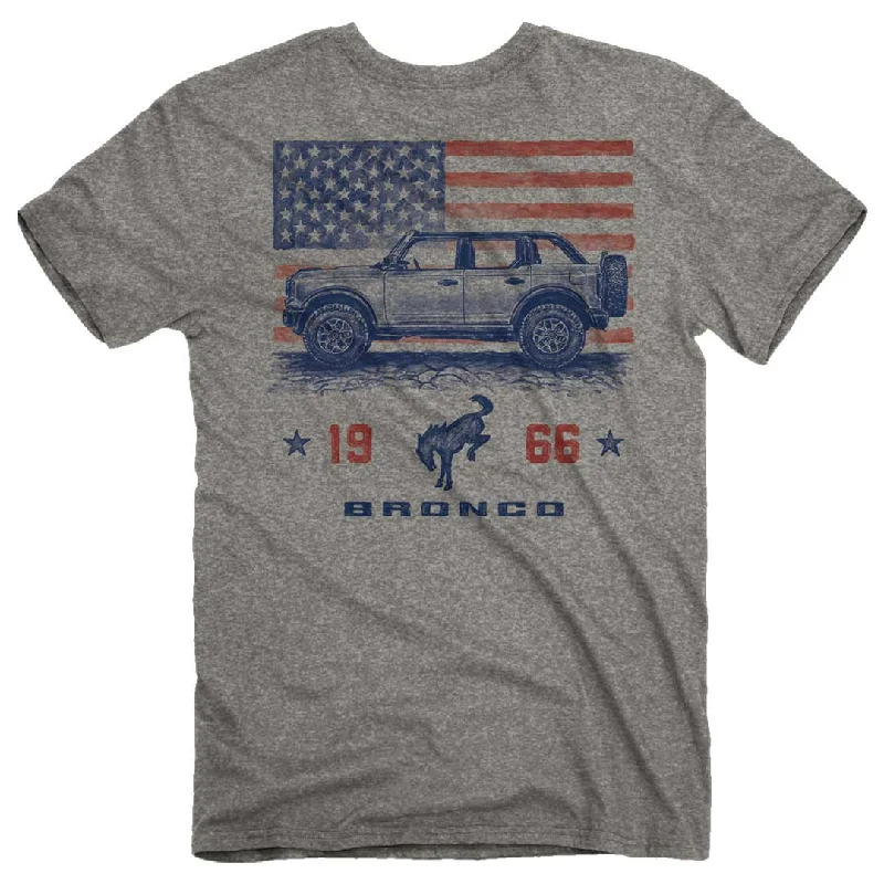 Black workout logo T-shirts-Ford Bronco - USA T-Shirt