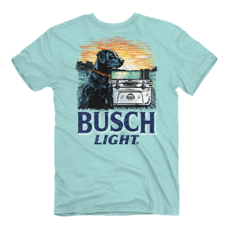 Pink luminous T-shirts-Busch Light - Lake Buddy T-Shirt