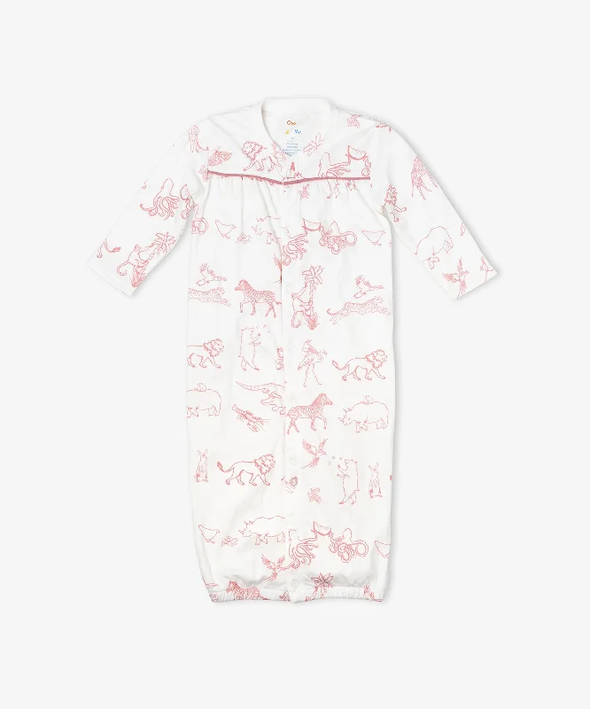 Orange run club T-shirts-Convertible Gown, Tulip Animal Parade