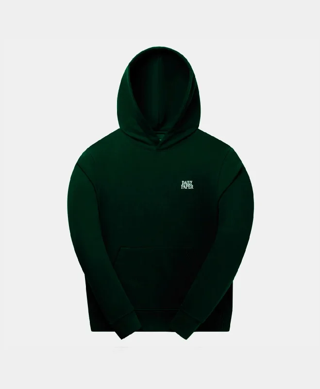 Black cotton T-shirts-Dark Green Smoothie Hoodie