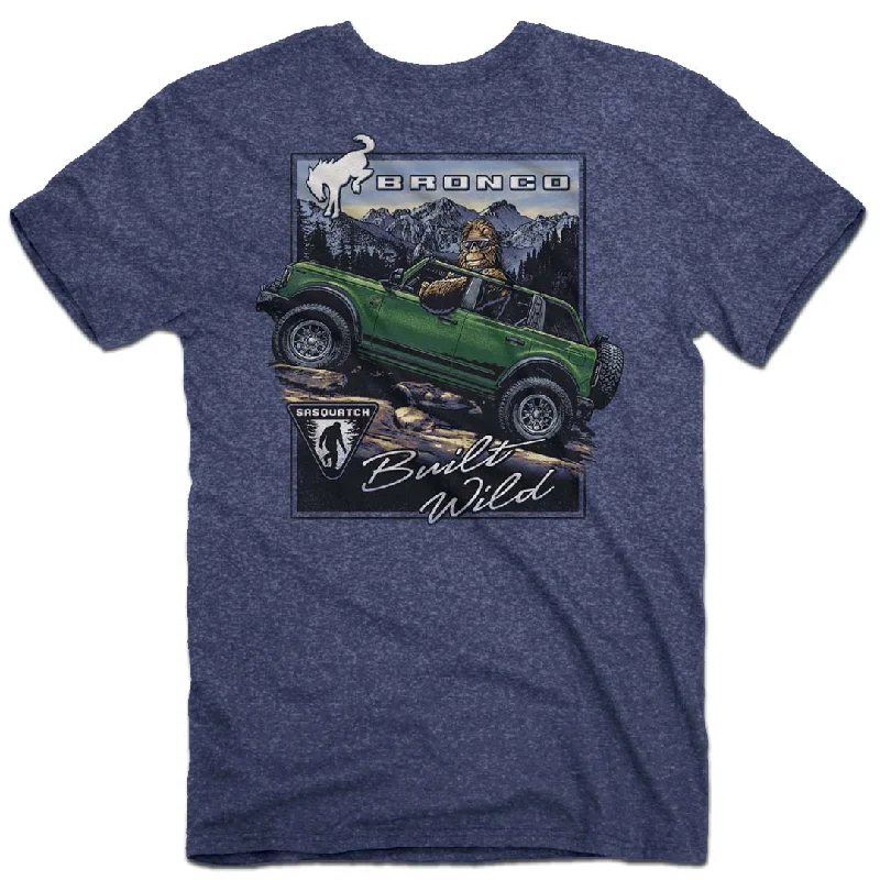 Black holiday T-shirts-Ford Bronco - Sasquatch T-Shirt