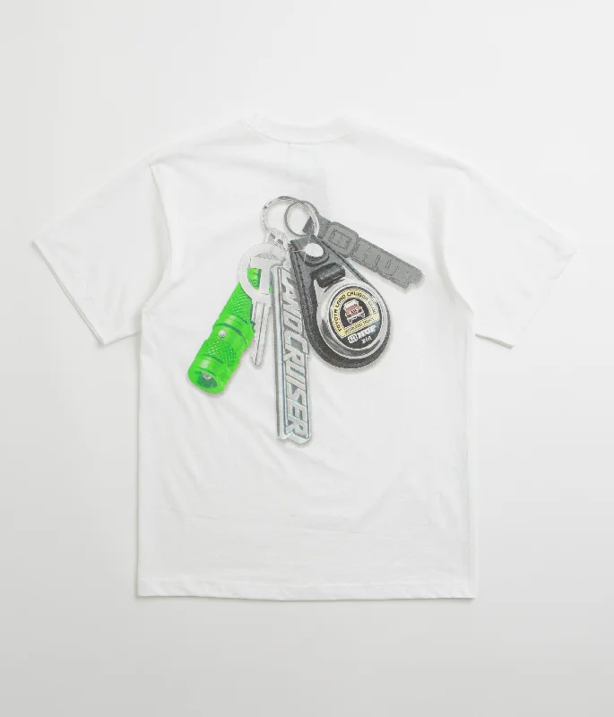 Pink smooth T-shirts-HUF x Toyota Shine Keychain T-Shirt - White