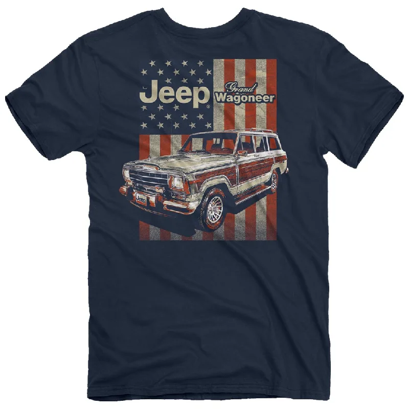 Black distressed logo T-shirts-Jeep - American Pie T-Shirt