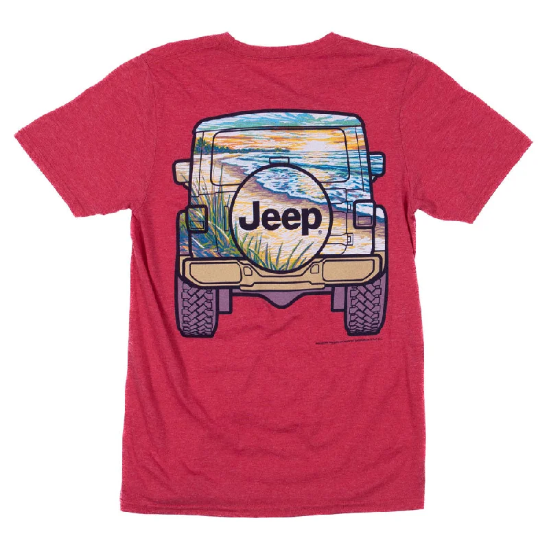 Yellow live show T-shirts-Jeep - Back to the Beach T-Shirt