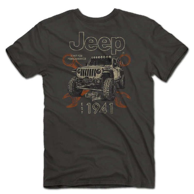 White starry T-shirts-Jeep - Garage T-Shirt