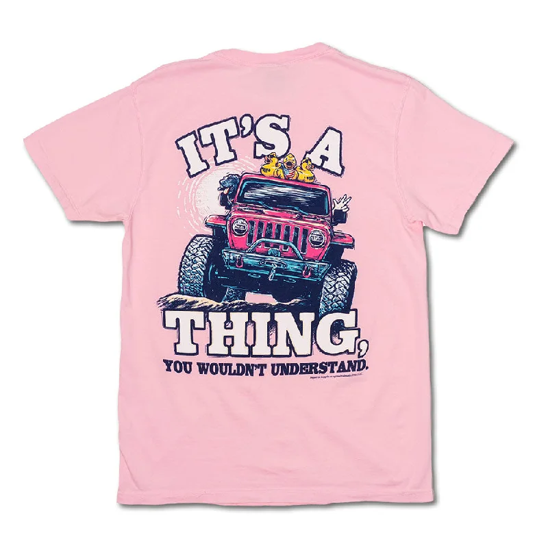 Purple tailored T-shirts-Jeep - It's A Thing T-Shirt