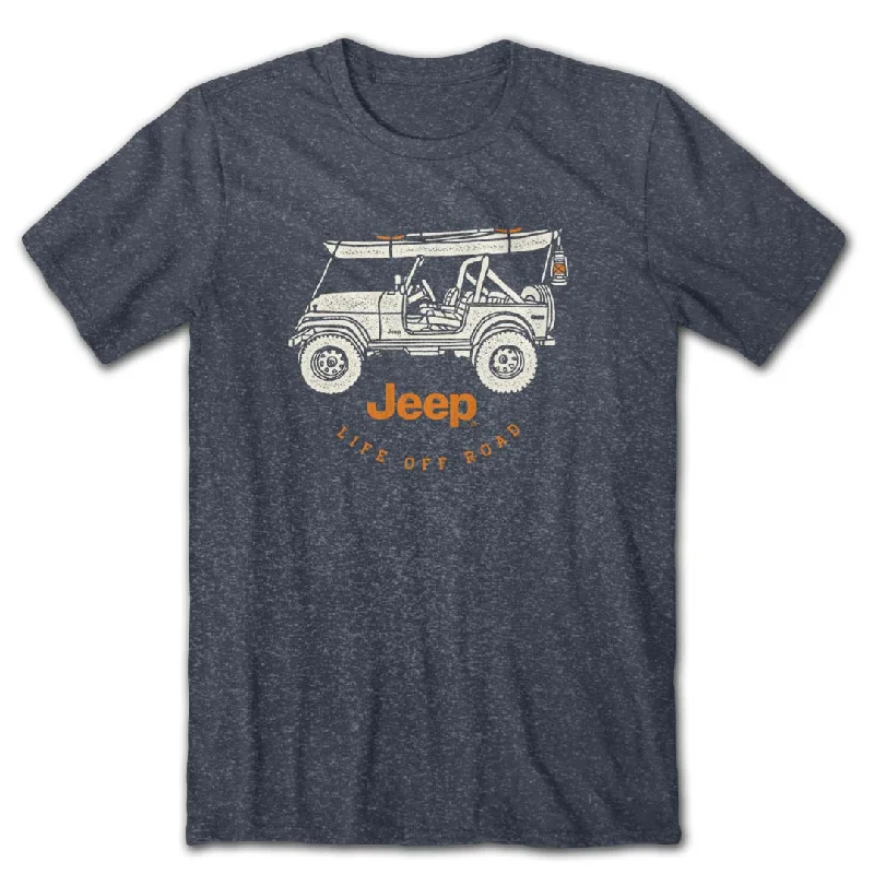 Orange stadium T-shirts-Jeep - Kayak T-Shirt