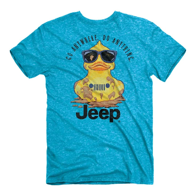 White faded T-shirts-Jeep - Muddy Duck T-Shirt