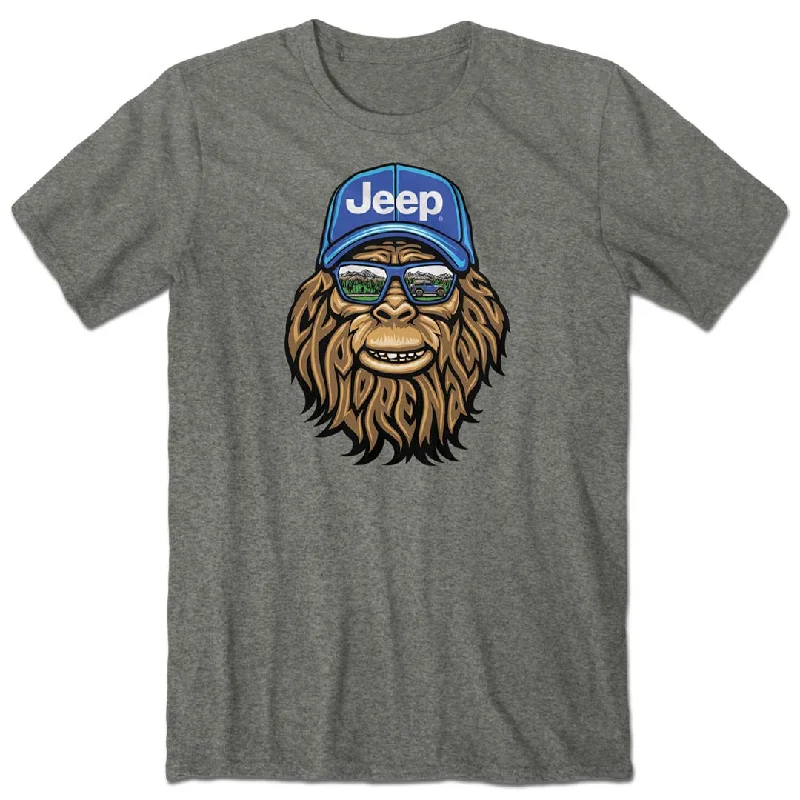 Gray urban T-shirts-Jeep - Nature Squatch T-Shirt